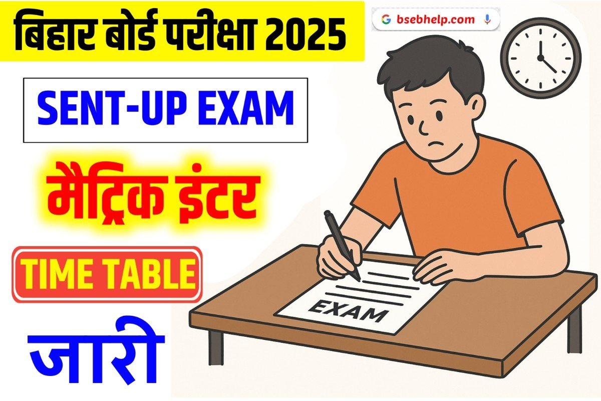 Class 10th 12th Sent-up Exam 2025: